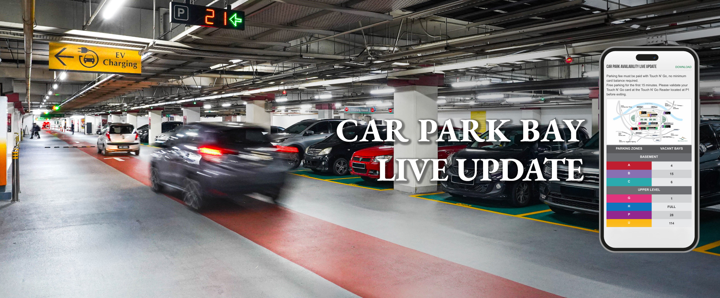 Carpark Live Update